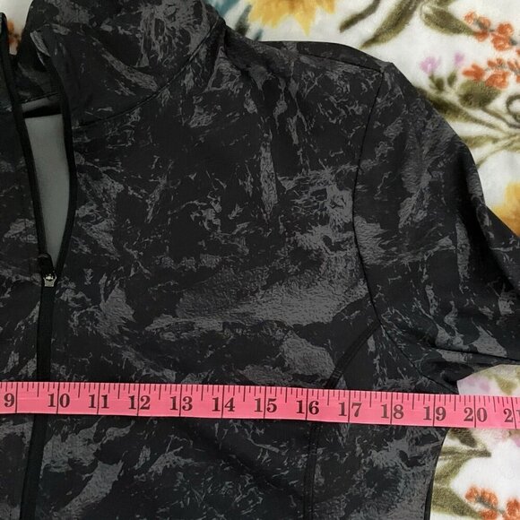 Lole Track Jacket & Leggings Bundle Womens L/XL Zip Black Gray Tie Dye - Picture 11 of 13